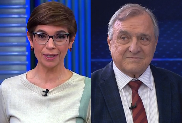 Renata Lo Prete pega Carlos Alberto Sardenberg de surpresa e emociona comentarista na Globo