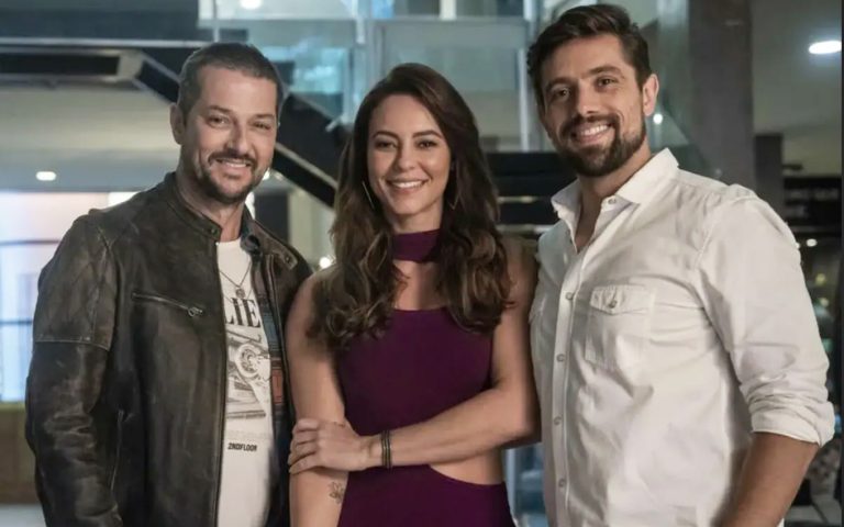 Moa, Pat e Rômulo em Cara e Coragem