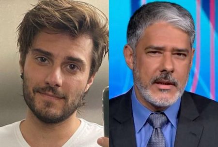 Primo de William Bonner, ator posta clique raro ao lado do âncora do JN