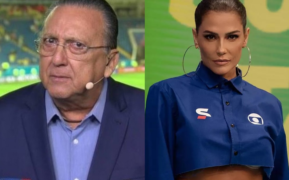 Entenda o envolvimento de Galvão Bueno nos looks de Deborah Secco na Copa