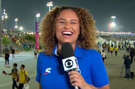 Karine Alves surpreende Galvão Bueno ao revelar dom secreto na Globo