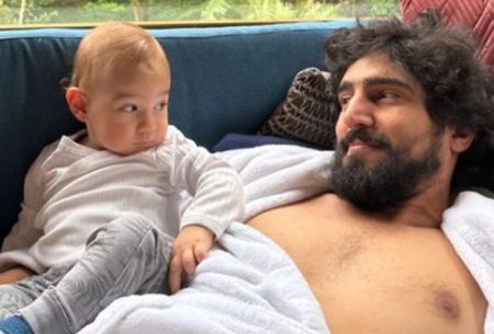 Renato Góes faz homenagem especial em dia de aniversário do filho