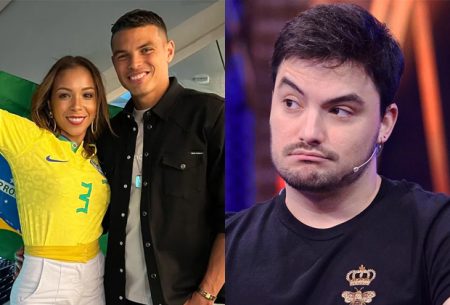 Esposa de Tiago Silva perde a paciência com Felipe Neto, rasga o verbo e leva resposta do famoso