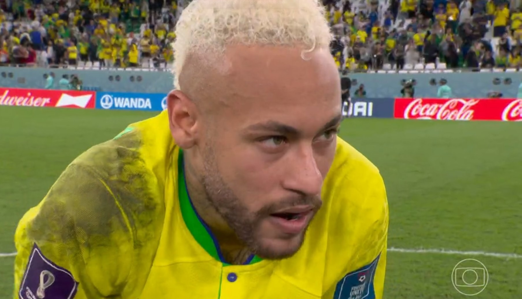 Neymar recebe agradecimento inesperado por atitude após derrota da seleção na Copa