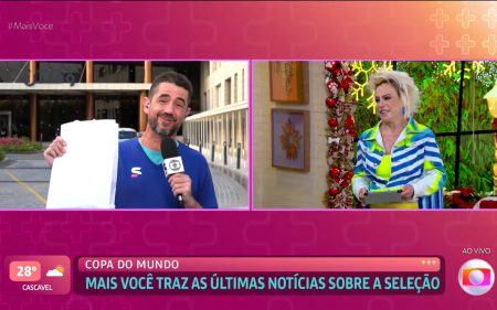 Ana Maria Braga ganha presente impressionante da Seleção Brasileira