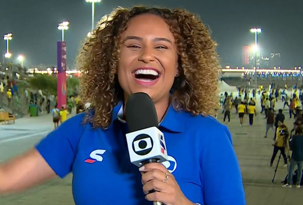 Repórter da Globo expõe “olhares invasivos” de homens na cobertura da Copa