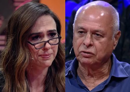 Tatá Werneck se emociona ao entrevistar o pai no último Lady Night
