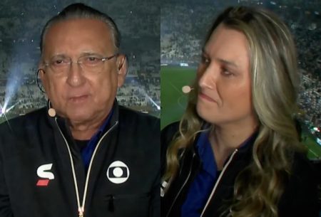 Em despedida, Galvão Bueno pega Ana Thaís Matos de surpresa com atitude na Globo