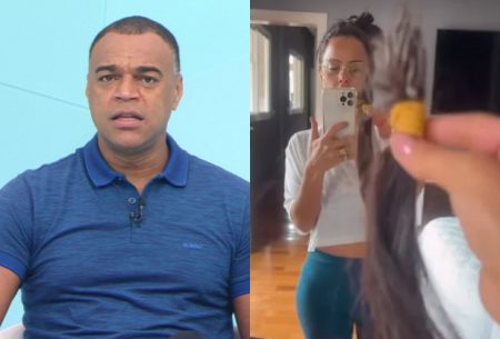 Denilson traiu? Esposa famosa se manifesta sobre escândalo na Band e aparece com chifres