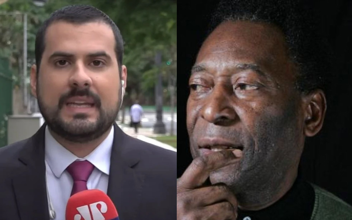 Repórter da Jovem Pan News comete gafe ao falar sobre câncer de Pelé