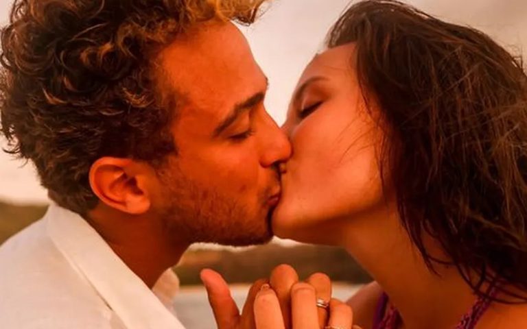 André Luiz Frambach e Larissa Manoela