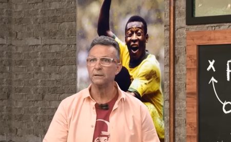 Craque Neto exalta Pelé, faz pedido para a Band e chora em Os Donos da Bola