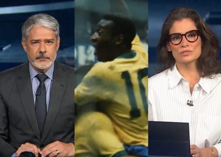 Renata e Bonner se emocionam ao falar de Pelé; escalada histórica do JN comove web