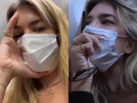 Lorena Improta passa por perrengue inusitado em voo e manda recado