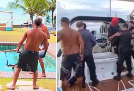 Rapper se pronuncia após ser detido em lancha