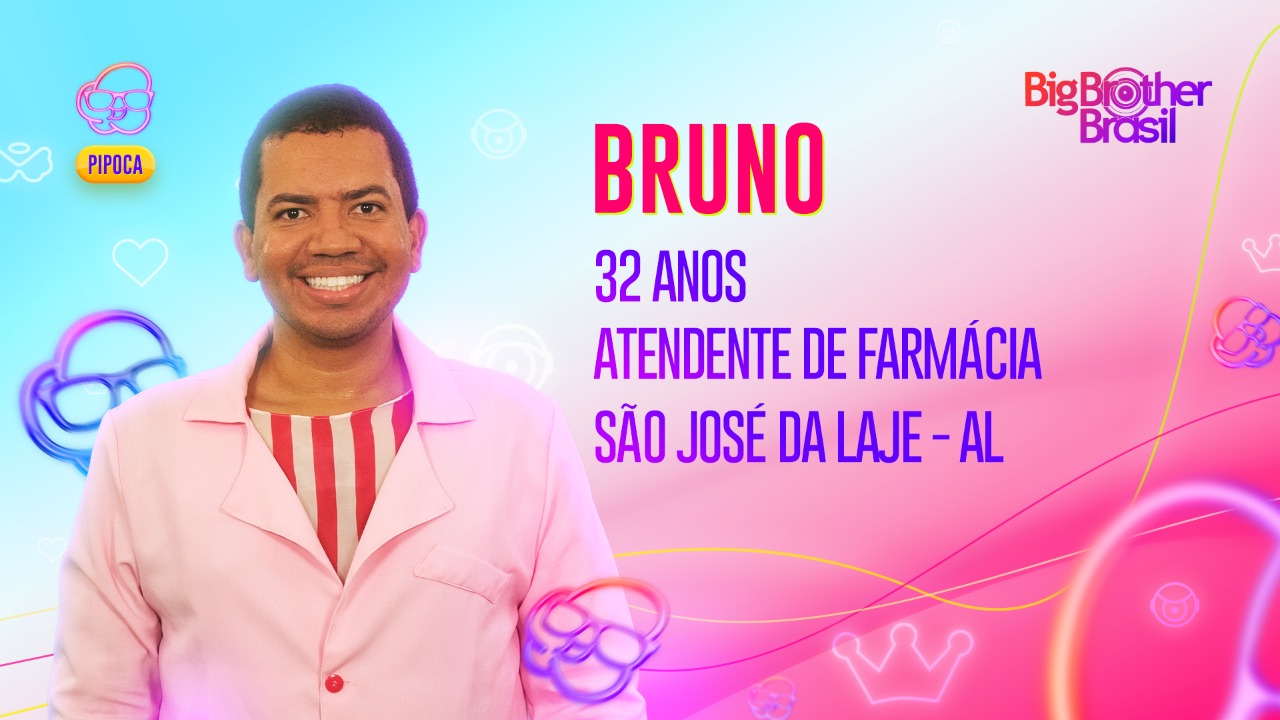 BBB 2023: Gil do Vigor de Alagoas, Bruno avisa que gosta de causar e é 8 ou 80