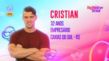 BBB 2023: Cristian é marombeiro e empresário do ramo, e avisa que vai jogar muito