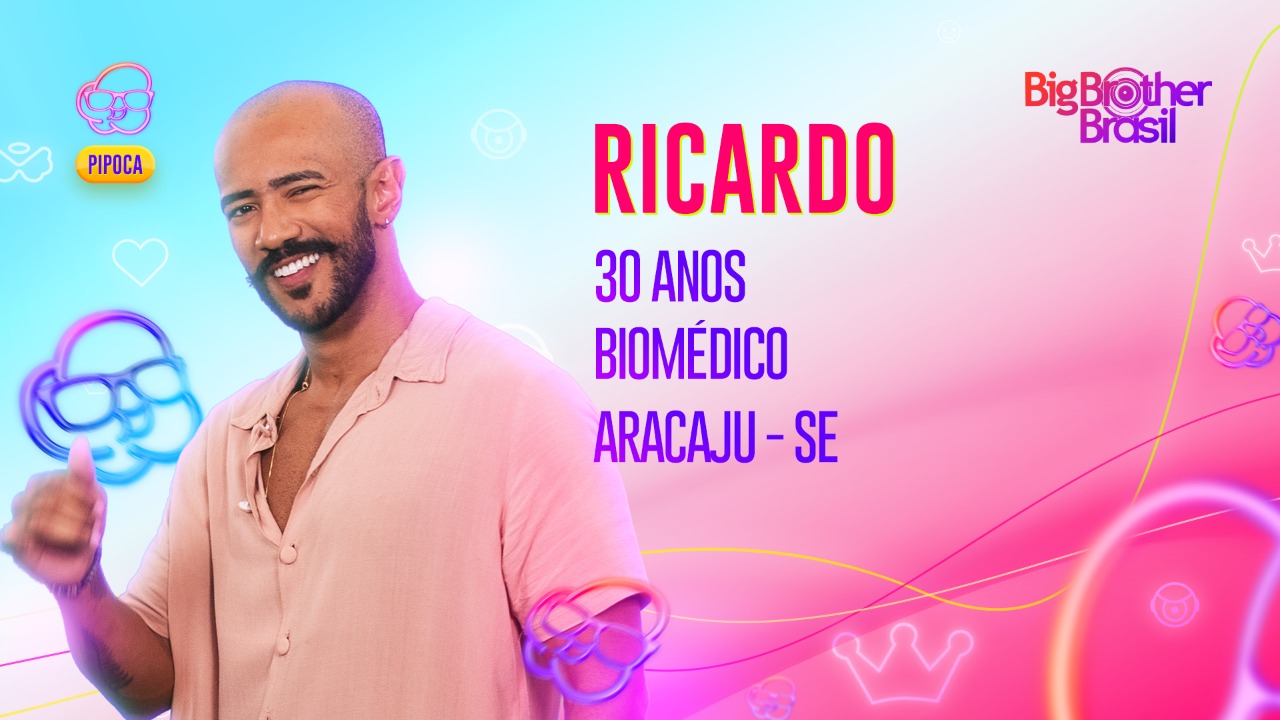 BBB 2023: Natural de Aracaju, Ricardo é biomédico e promete surpreender, mas tem cara de planta