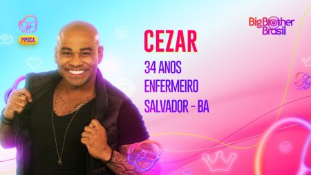 BBB 2023: Cezar é de Salvador e já tentou casar em reality da Netflix
