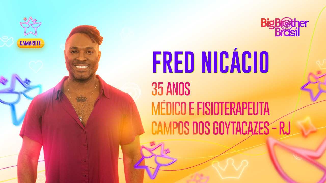 BBB 2023: Fred Nicácio é médico, já apresentou programa na Netflix e promete causar no reality