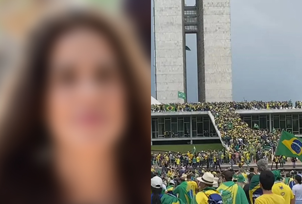Ex-Globo desabafa em apoio a golpistas e faz oração pelos bolsonaristas presos