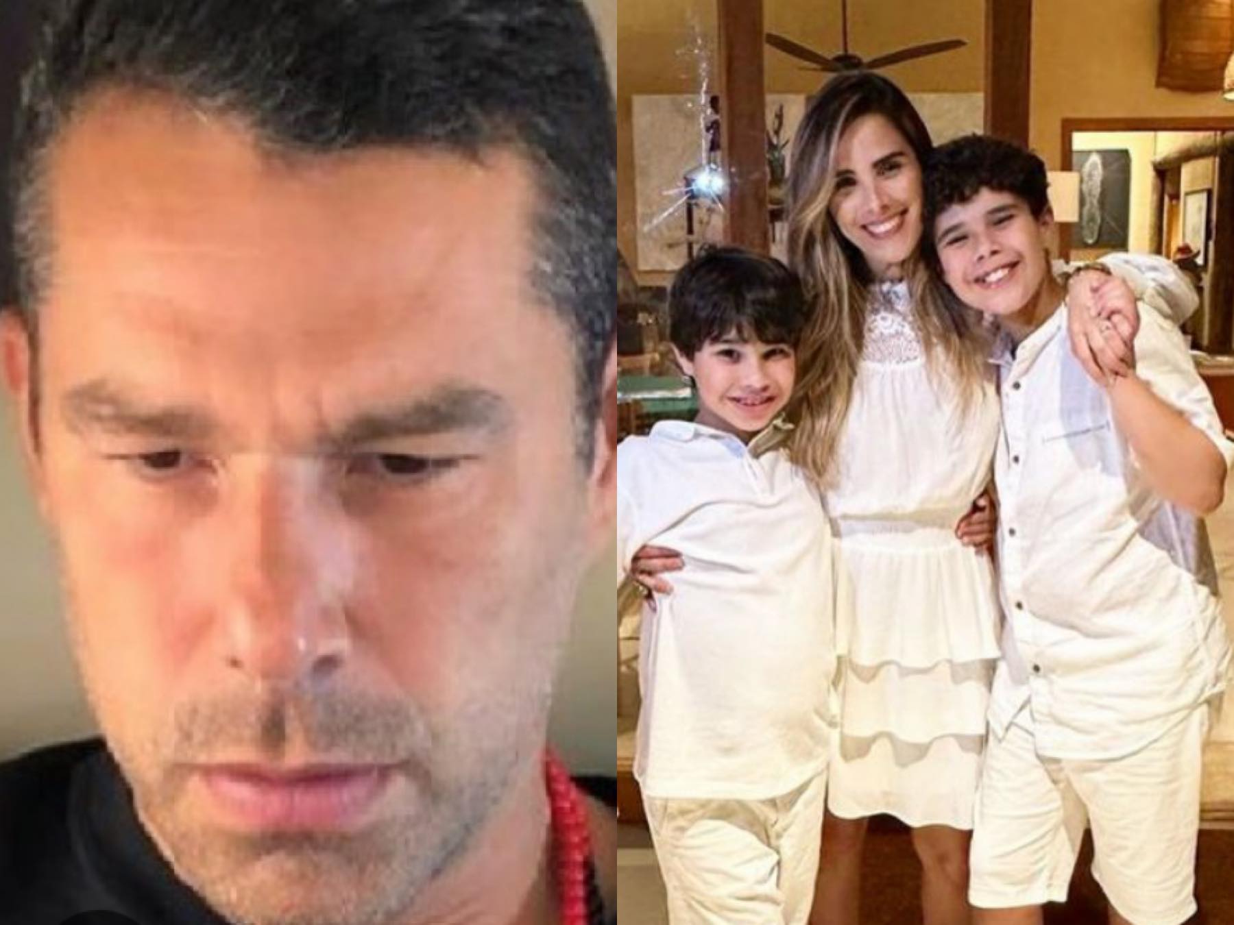 Ex de Wanessa Camargo, Marcus Buaiz passa sufoco com filhos em jatinho: “Susto”