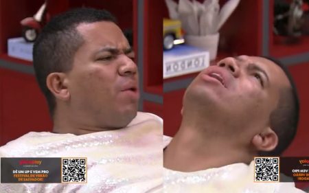 BBB 2023: Bruno aparece fazendo gestos obscenos com objeto inusitado na casa
