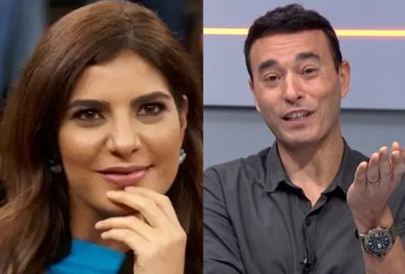 Andreia Sadi se irrita com o marido e cogita atitude enérgica em público