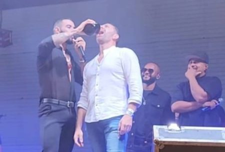 Fã bebe com Gusttavo Lima no palco, passa mal e vai parar no hospital