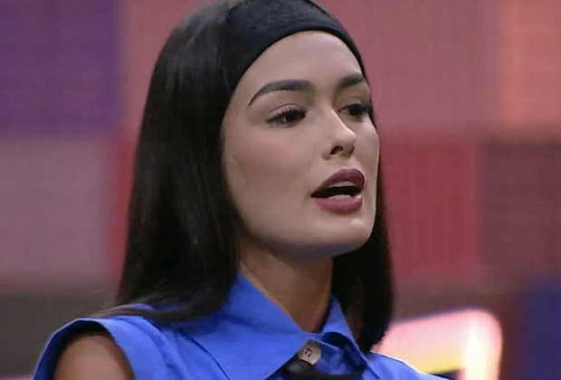 BBB 2023: Larissa choca ao citar concorrente da Globo ao vivo no Jogo da Discórdia