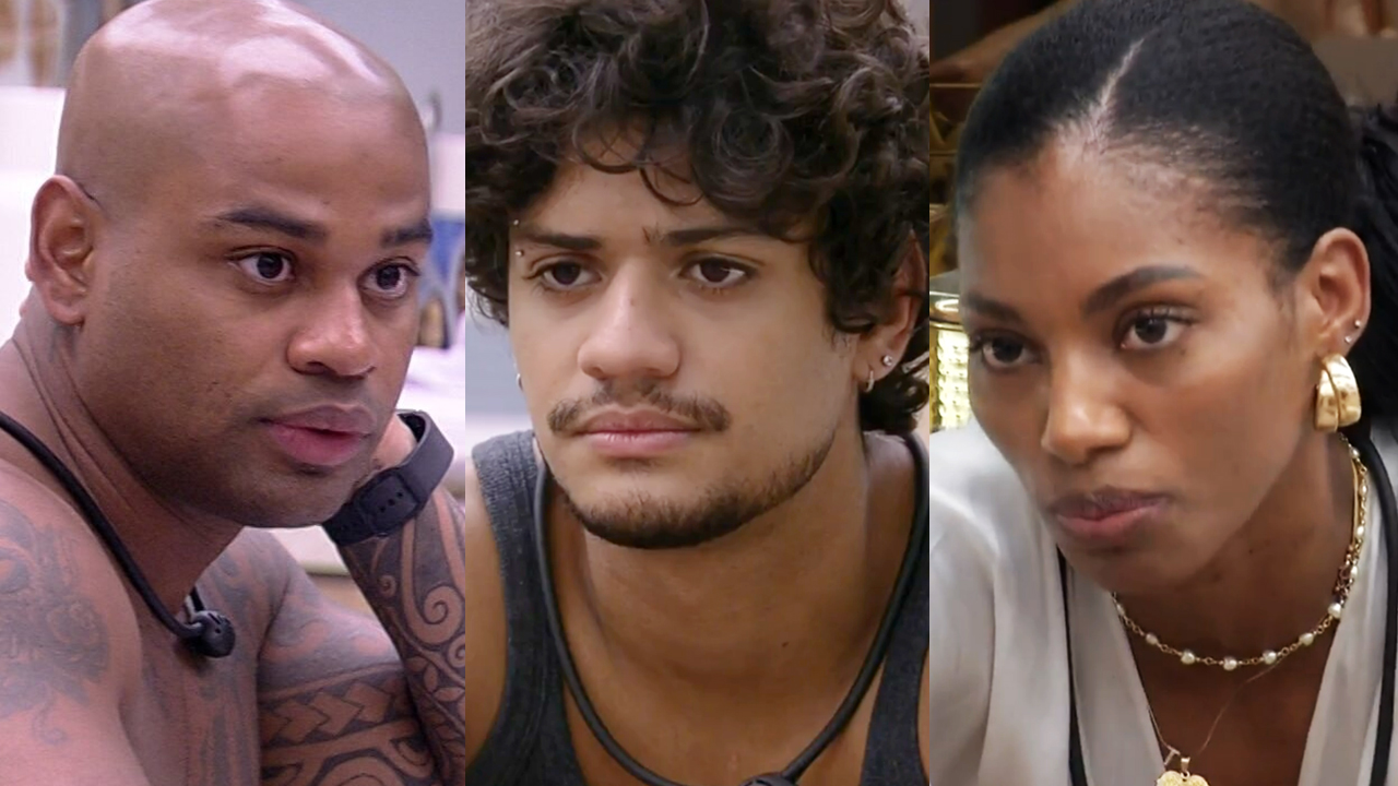 BBB 2023: Confinados dão palpites sobre paredão entre Cezar, Gabriel Santana e Tina