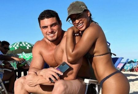 Namorado de Rebeca Andrade é chamado de garoto de programa e reage pistola