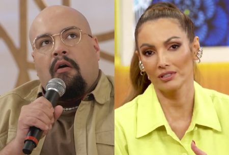 Patrícia Poeta pressiona Tiago Abravanel e o deixa sem graça com pergunta na Globo