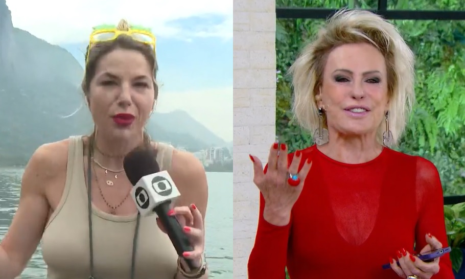Ana Maria Braga e repórter protagonizam conversa picante na Globo e deixam Louro Mané chocado
