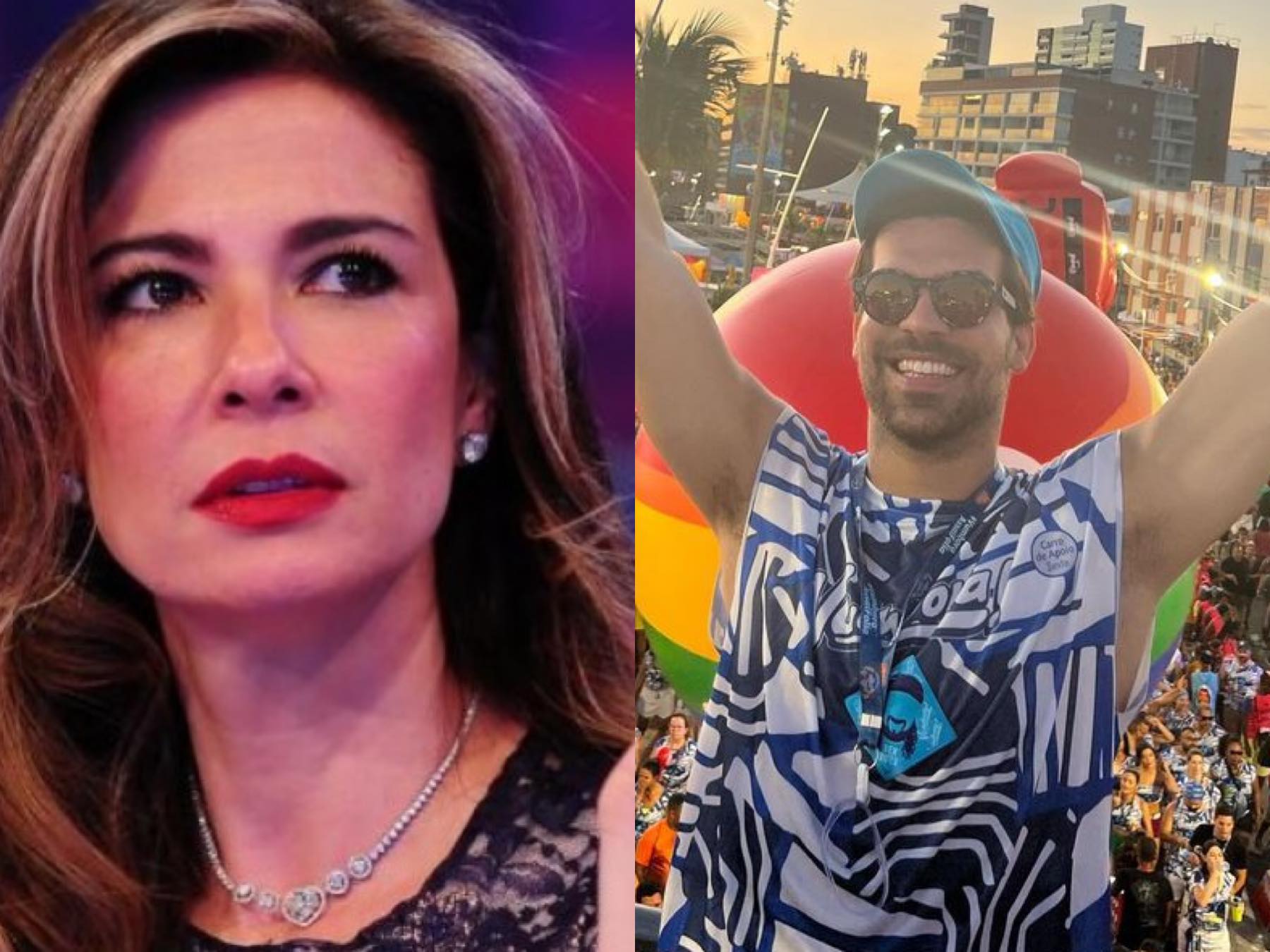 Luciana Gimenez toma atitude após namorado curtir o Carnaval sozinho em Salvador