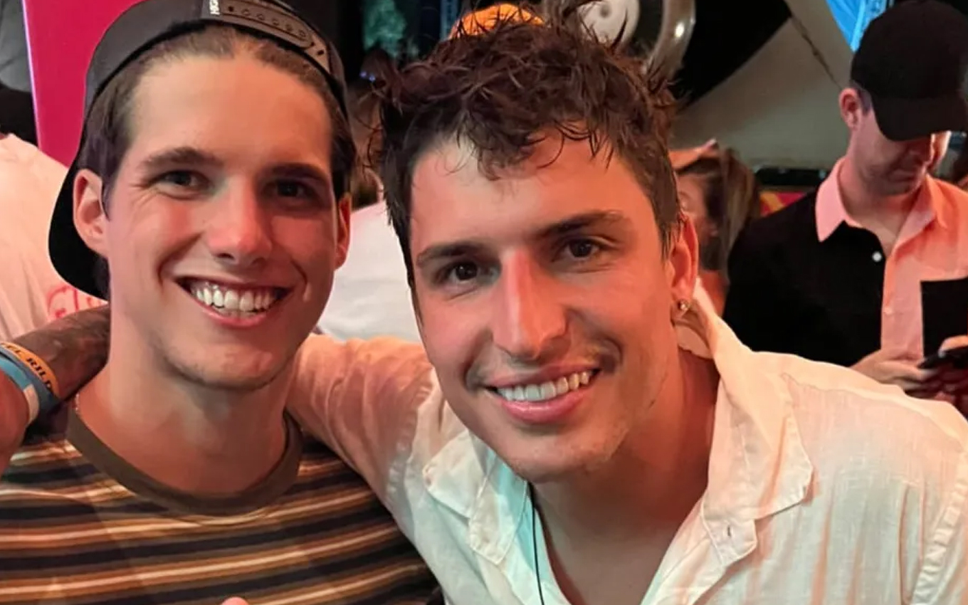 BBB 2023: Fora do reality show, Gabriel Fop encontra Felipe Prior em festa