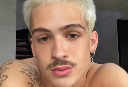 João Guilherme surge com dente quebrado após sofrer acidente