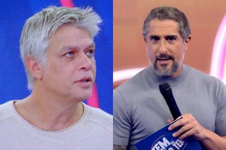 Marcos Mion abraça Fábio Assunção e tem reação surpreendente ao descobrir detalhe