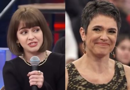 Klara Castanho se emociona e é consolada por Sandra Annenberg no Altas Horas