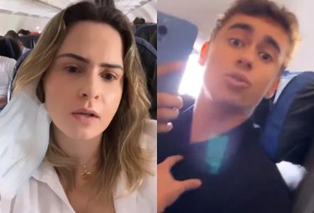 Ana Paula Renault enfrenta Nikolas Ferreira e discussão fica tensa em avião; veja vídeo
