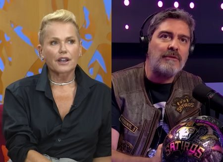 Xuxa não esconde reação ao descobrir atitude de Junno Andrade no Altas Horas