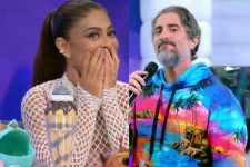 Juliana Paes e Marcos Mion no Caldeirão