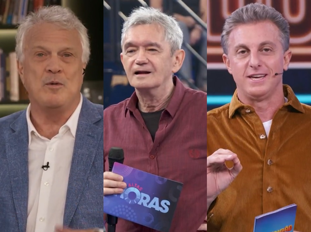 Globo enumera recordes de audiência com Luciano Huck, Pedro Bial e Serginho Groisman