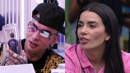 BBB 2023: MC Guimê passa do ponto com Dania e cena polêmica viraliza na web