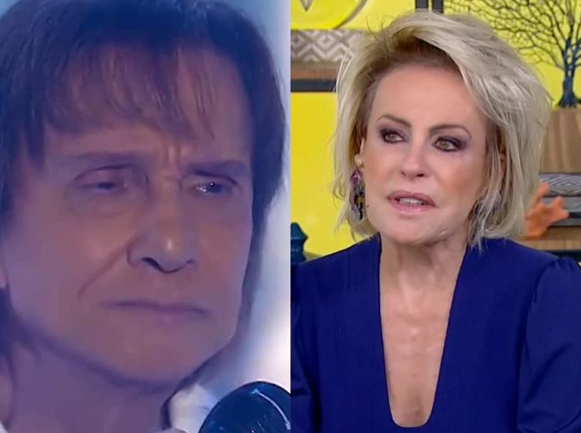Ana Maria Braga dá notícia sobre Roberto Carlos e não segura as lágrimas na Globo