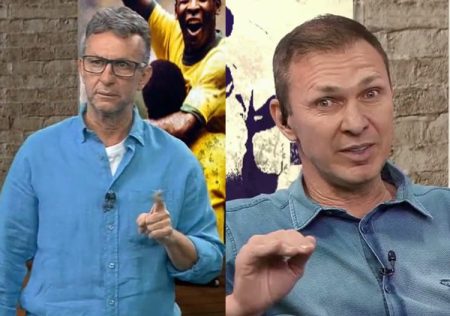 Craque Neto enlouquece e quebra óculos de Velloso na Band: “Tá de sacanagem?”