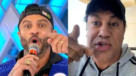 Kleber Bambam e Popó trocam xingamentos e brigam feio ao vivo no SBT