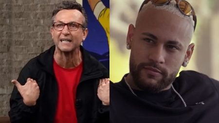 Craque Neto surpreende na Band e tira sarro ao ver físico de Neymar