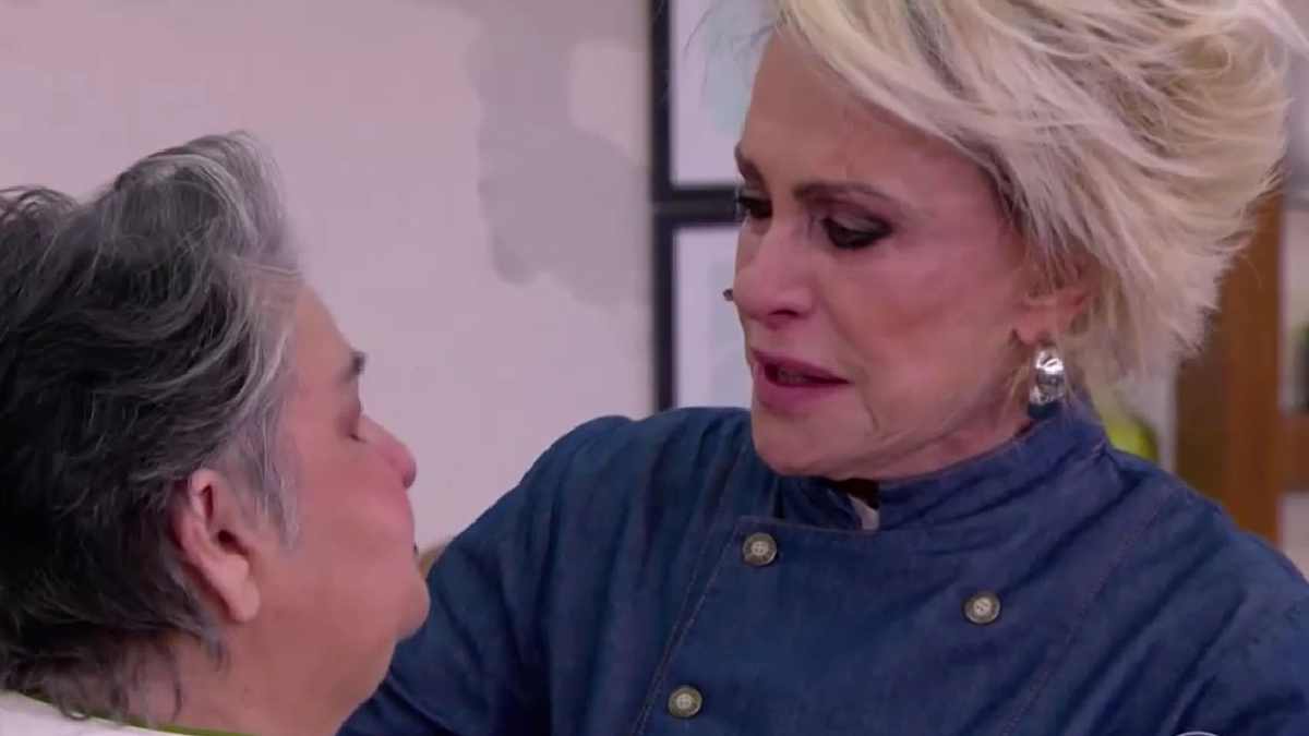Ana Maria Braga tem reencontro com amiga da Record e chora ao vivo na Globo