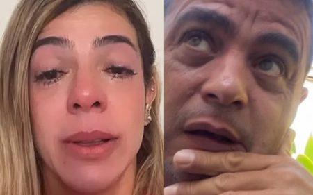 Esposa do ex-BBB Dhomini expõe suposto motivo da briga do marido